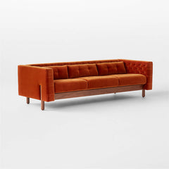 Modern Tufted Velvet Sofa