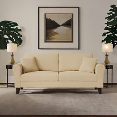 Living Room 3 Seater Sofa - Beige Colour