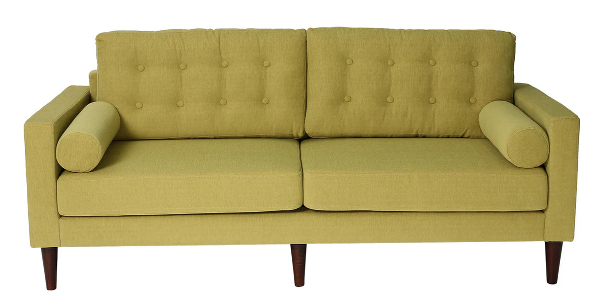 Modern 3 Seater Sofa In Olive Green Colour