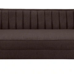 Modern 3 Seater Sofa In Chestnut Brown Colour