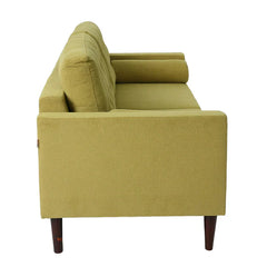 Modern 3 Seater Sofa In Olive Green Colour