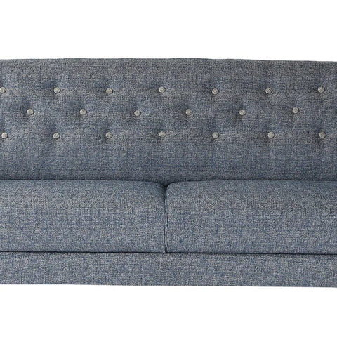 Modern Fabric 3 Seater Sofa In Blue Colour