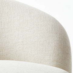 Modern White Performance Fabric Sofa