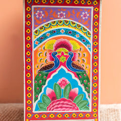 Mango Wood Hand Painted Bedside Cabinet