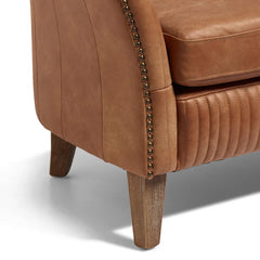 Brunei Vintage 2 Seater Leather Sofa