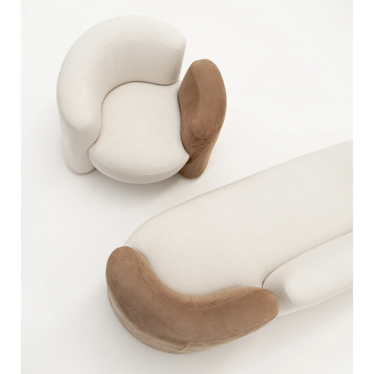 Hilton Luxury Velvet And Boucle Upholstery Sofa