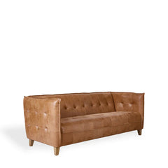 Hemel Leather Chesterfield 3- Seater Sofa