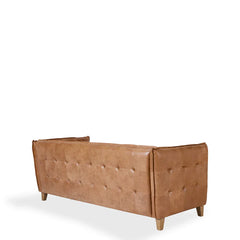 Hemel Leather Chesterfield 3- Seater Sofa