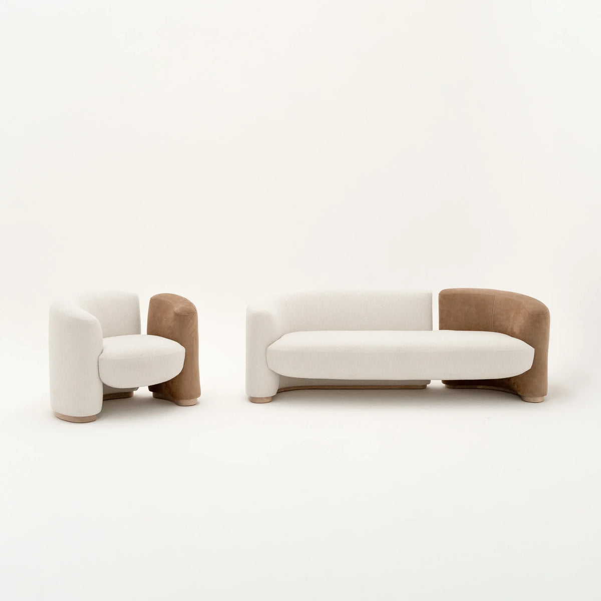 Hilton Luxury Velvet And Boucle Upholstery Sofa