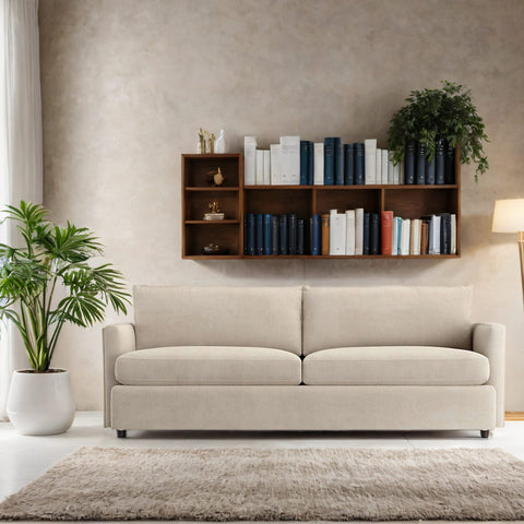 Modern Antalya Relaxed Fabric 3- Seater Sofa