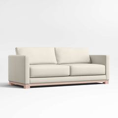 Antalya Modern Wood Frame Fabric 3- Seater Sofa