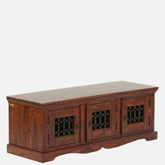 Sheesham Wood Bench In Honey Oak Finish