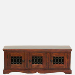 Sheesham Wood Bench In Honey Oak Finish