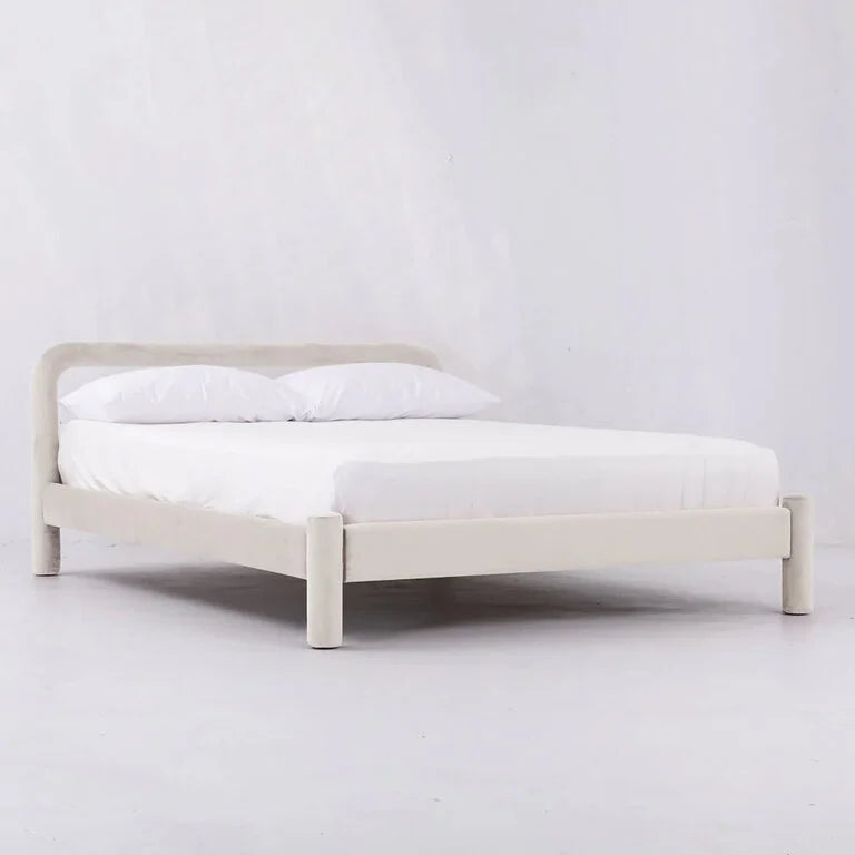 Hampton Designer Velvet Upholstered Bed - All sizes