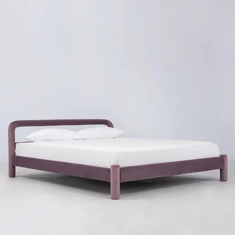 Hampton Designer Velvet Upholstered Bed - All sizes