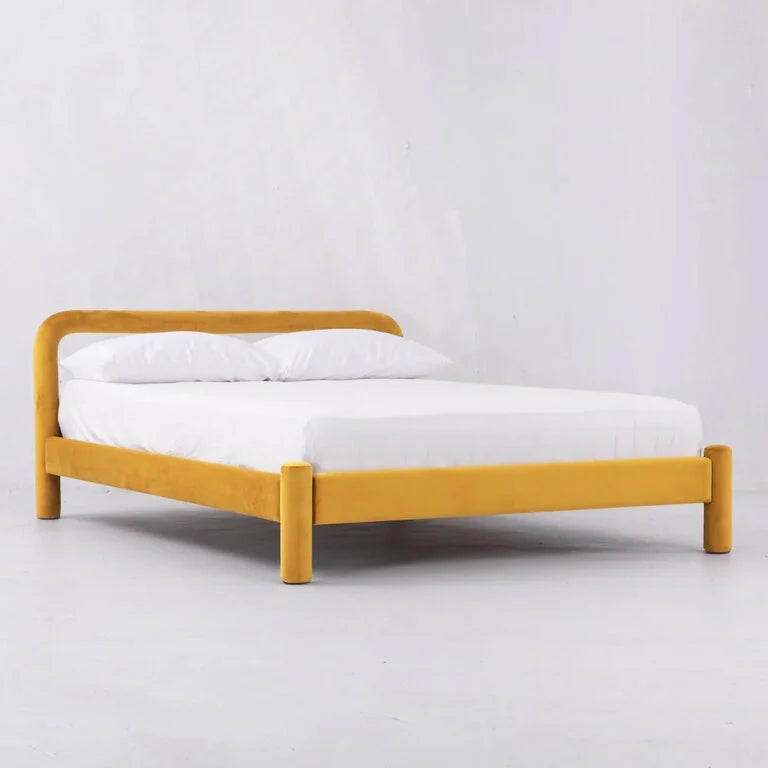Hampton Designer Velvet Upholstered Bed - All sizes