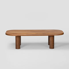 Ochre Teak Wood Coffee Table
