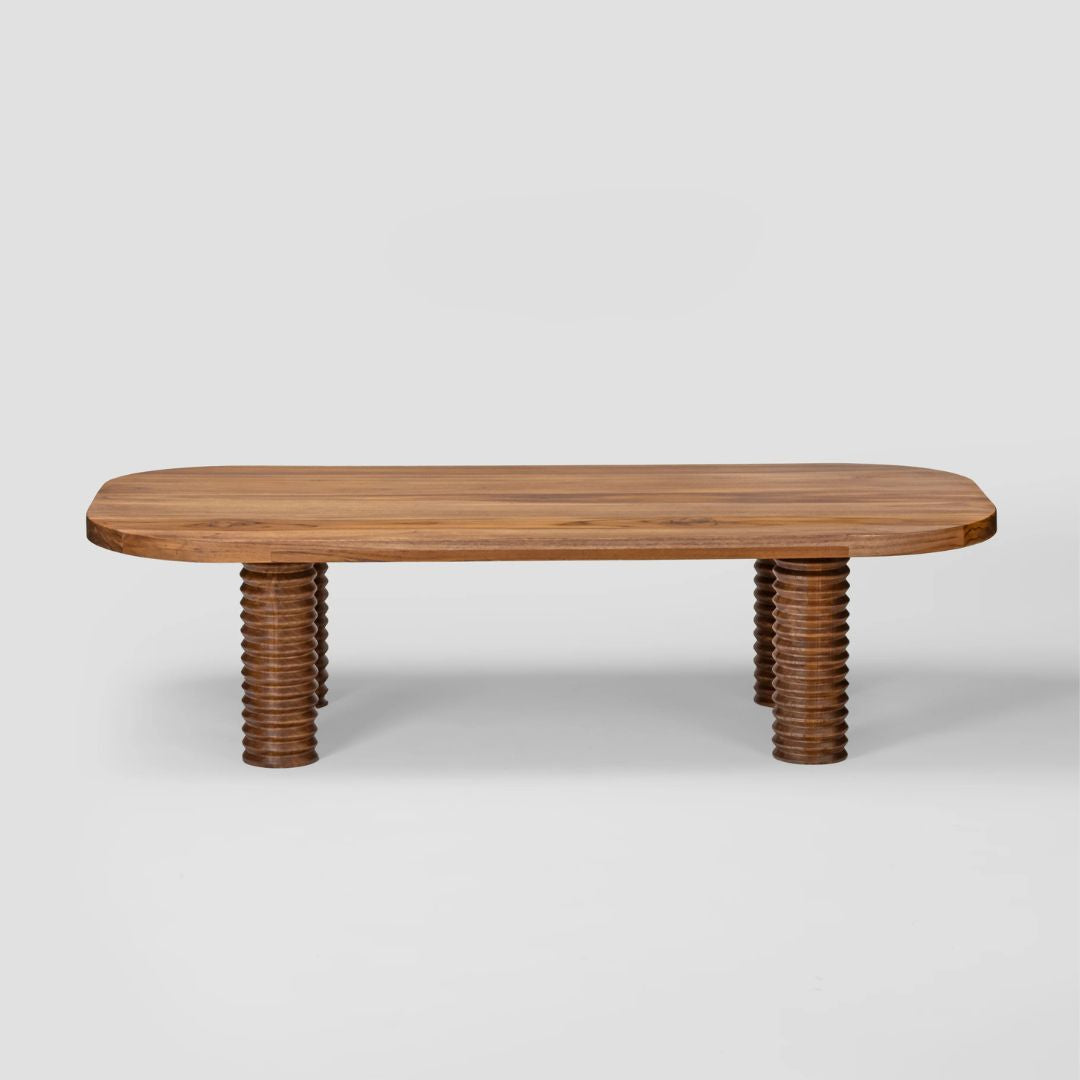 Ochre Teak Wood Coffee Table