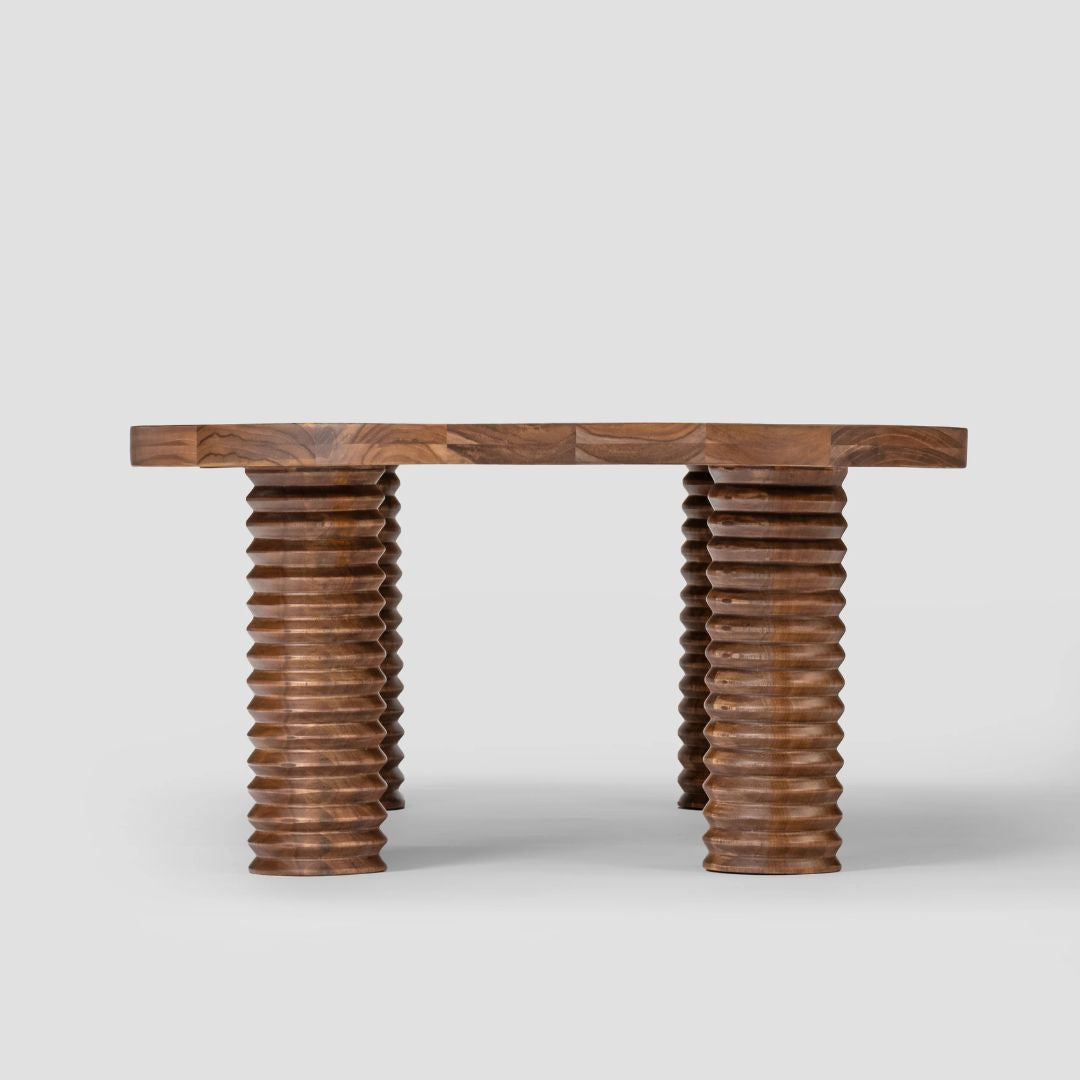 Ochre Teak Wood Coffee Table