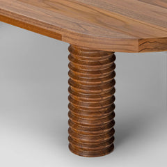 Ochre Teak Wood Coffee Table