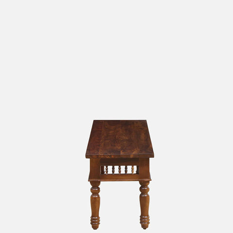 Classic  Sheesham Wood Bench In Brown Finish