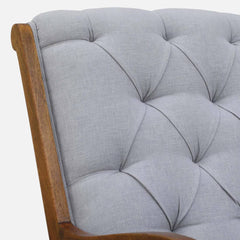 Modern Solid Wood Rocking Chair in Natural Finish