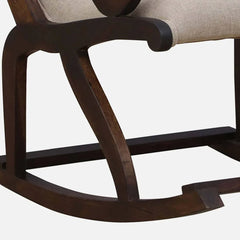 Classic Sheesham Wood Rocking Chair in Provincial Teak Finish