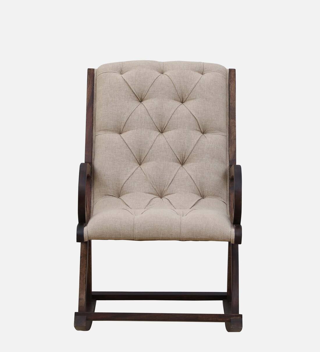 Classic Sheesham Wood Rocking Chair in Provincial Teak Finish