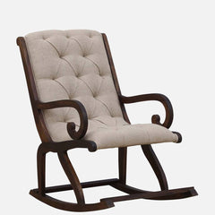 Classic Sheesham Wood Rocking Chair in Provincial Teak Finish
