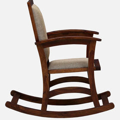 Classic Sheesham Wood Rocking Chair in Provincial Teak Finish