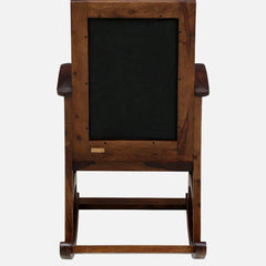 Classic Sheesham Wood Rocking Chair in Provincial Teak Finish