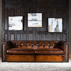 Trieste Architect Leather Sofa