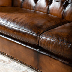 Trieste Architect Leather Sofa