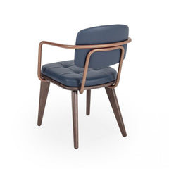 Classic Sheesham Wood & Leather Arm Chair