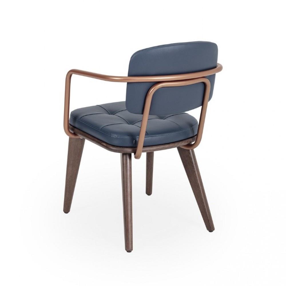 Classic Sheesham Wood & Leather Arm Chair