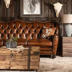 Moscow Tufted 3 Seater Sofa Living Room