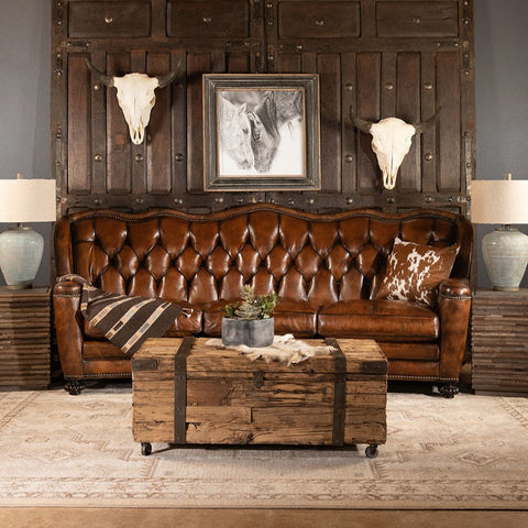 Moscow Tufted 3 Seater Sofa Living Room