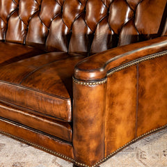 Brown Leather Sofa Bed for Stylish Comfort
