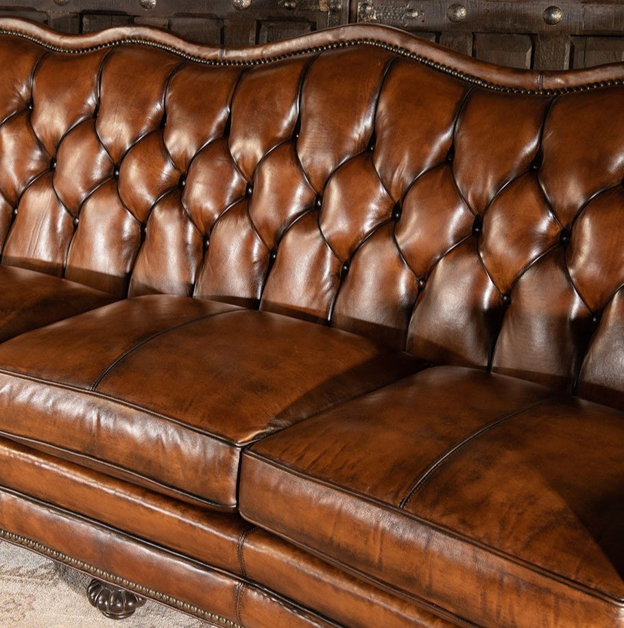 Brown Leather Sofa Bed for Stylish Comfort