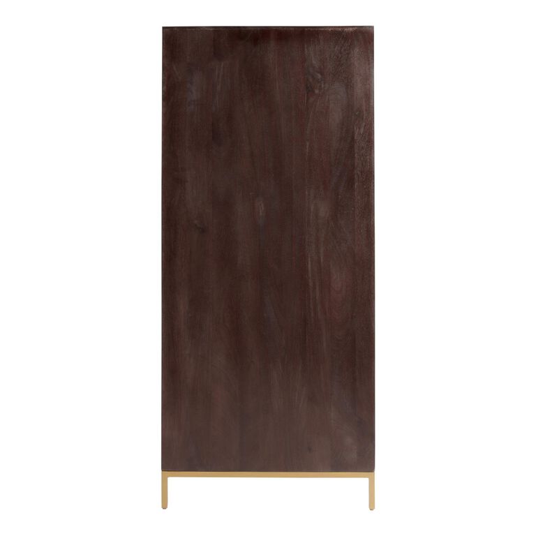 Cairo Hand Carved Wooden Peacock Wardrobe