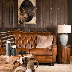 Brown Leather Sofa Bed for Stylish Comfort