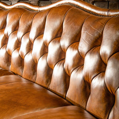 Brown Leather Sofa Bed for Stylish Comfort