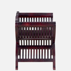 Classic Sheesham Wood Arm Chair In Passion Mahogany Finish