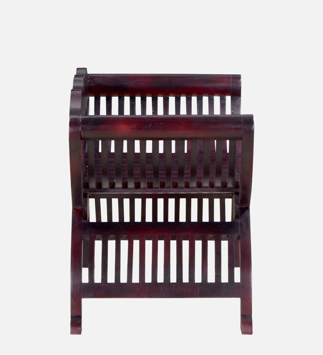 Classic Sheesham Wood Arm Chair In Passion Mahogany Finish