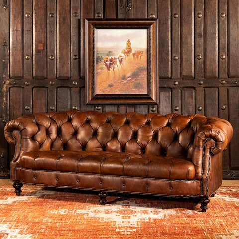 Brown Leather Sofa for Timeless Comfort and Style